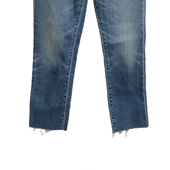 AG Adriano Goldschmied Isabelle Straight Leg Jeans Size 23 High Rise Cropped - Picture 8 of 16